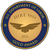 HIRE Vets Gold Medallion Image